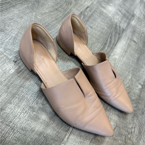 VINCE Women's Tan Leather Flats - Picture 4 of 6